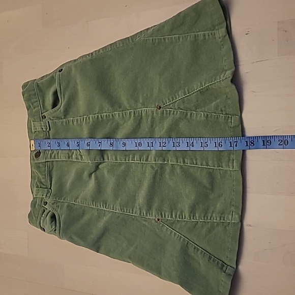 EUC Children's Place Green Courduroy Long Skirt - Picture 4 of 11